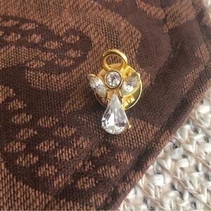 Vintage Angel Stone Pin
